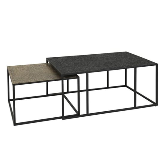 Hoyz salontafel iron metallic - set van 2 - Image 5