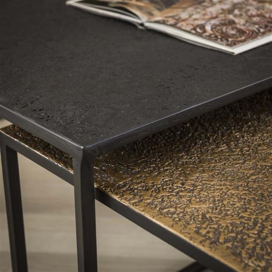 Hoyz salontafel iron metallic - set van 2 - Image 6