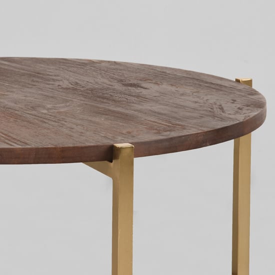 Label51 Salontafel dox 70x70x35 cm espresso hout - Image 3