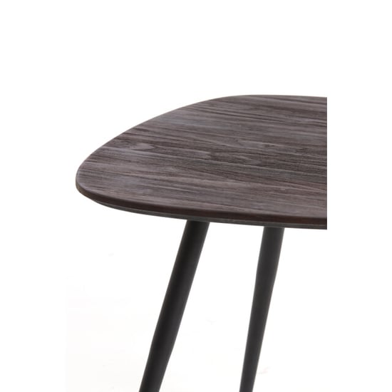 Light & Living salontafel s/3 max 62x42x38 cm viejo hout +zwart - Image 2