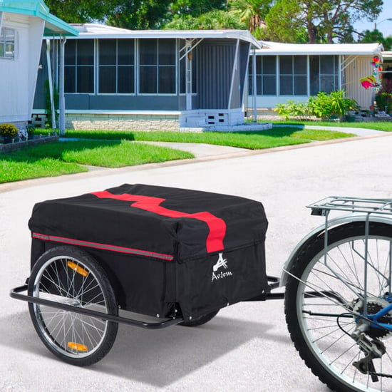 4goodz Homcom fietsaanhanger met 20 inch wielen /rood - Image 2