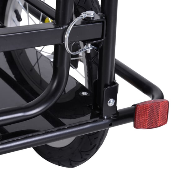 4goodz Homcom aanhangwagen koppeling transportaanhanger fietskar bolderwagen - Image 4
