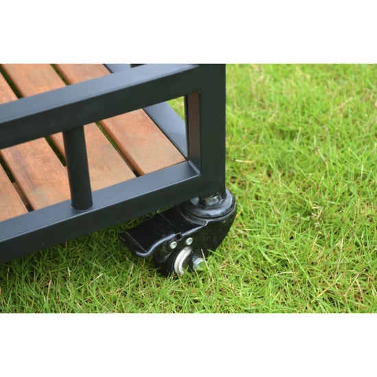 SenS-Line butler trolley 67x40x84cm acaciahout - Image 2