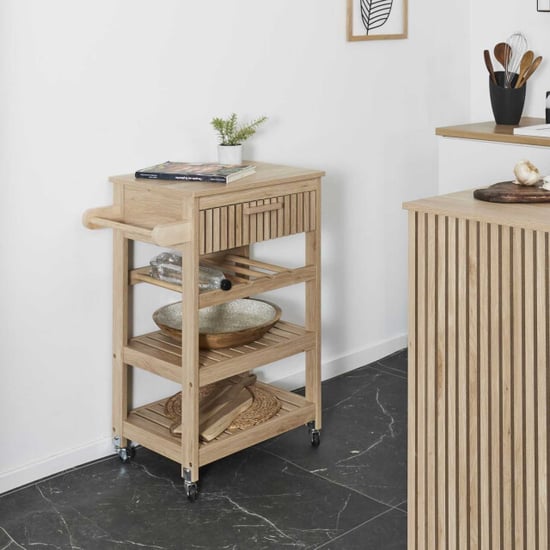 Home Deco Factory Keukentrolley klaus verrijdbaar met lade keukenkar op wielen - Image 3
