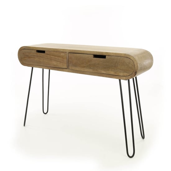 Hoyz Hoyz kaptafel barrel 2 lades hout 120x30x76 - Image 3