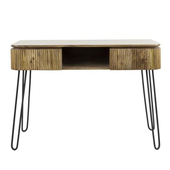 Hoyz Hoyz kaptafel wave 2 lades mangohout zandkleur - Image 3