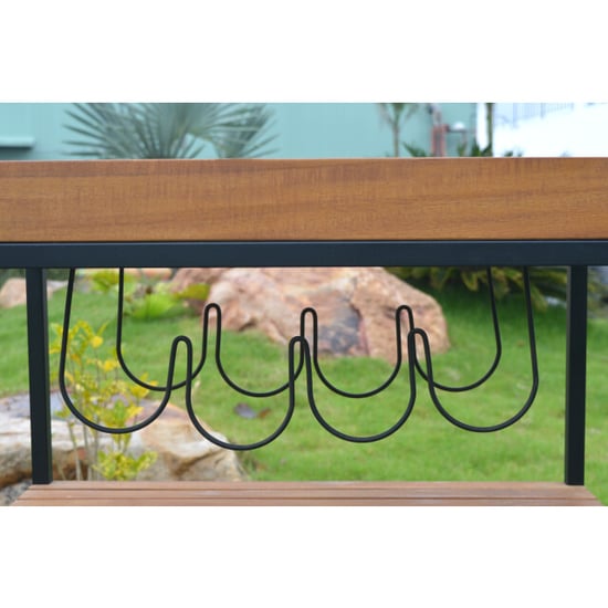 SenS-Line butler trolley 67x40x84cm acaciahout - Image 5