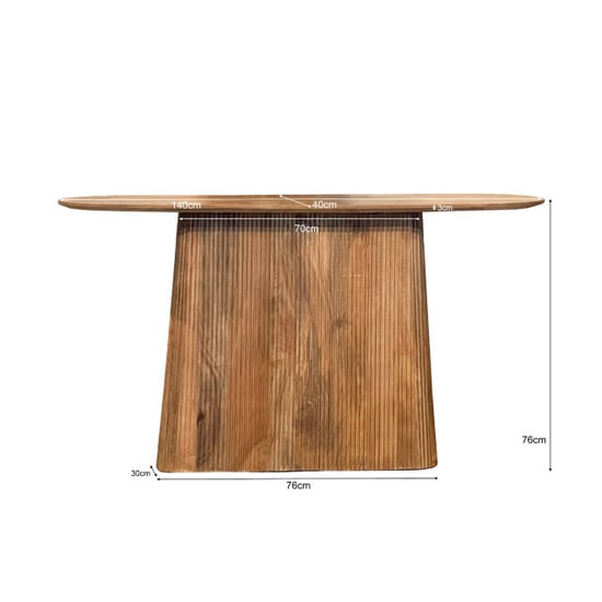 Livingfurn wandtafel salvator 140cm - - Image 5