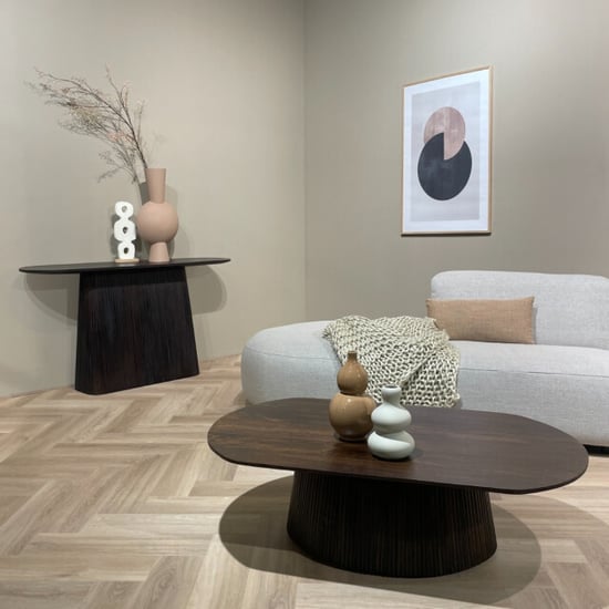 Livingfurn wandtafel salvator walnut 140cm mangohout - Image 3