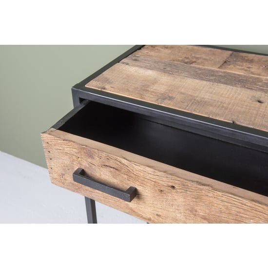 Livingfurn wandtafel dakota dr 120 cm riverwood / gecoat staal - Image 5