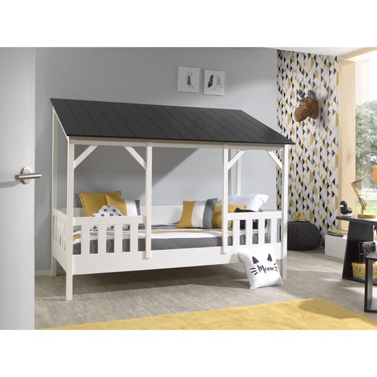 Lucevi housebed 03 huisbed 90 x 200 cm dak housebed 03 huisbed 90 x 200 cm - Image 1