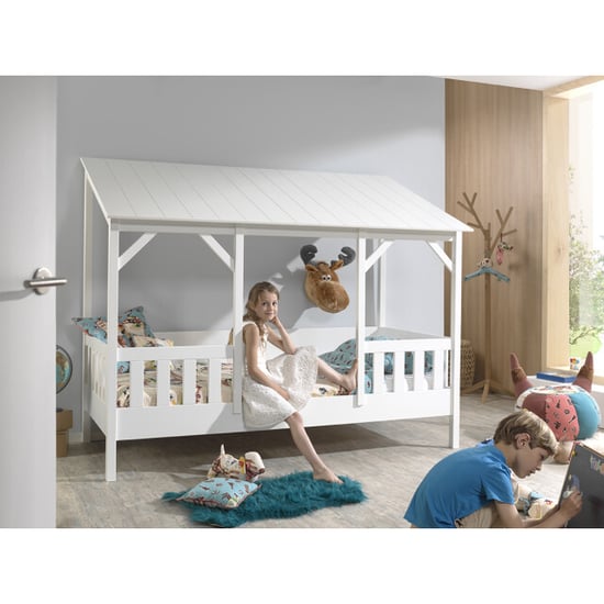 Lucevi housebed 03 huisbed 90 x 200 cm dak lattenbodem rollend 16 latten - Image 3
