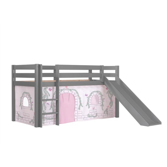 Lucevi pino halfhoogslaper h115cm met glijbaan 90 x 200 cm birdy - Image 4