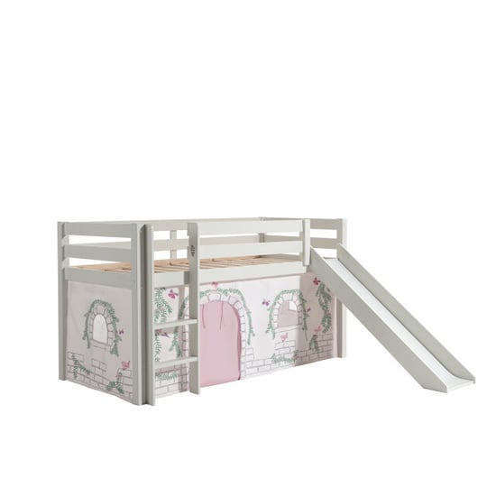 Lucevi pino halfhoogslaper h115cm met glijbaan 90 x 200 cm birdy - Image 5
