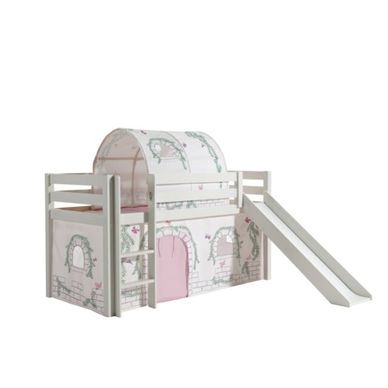 Lucevi pino halfhoogslaper h115cm met glijbaan 90 x 200 cm birdy - Image 6