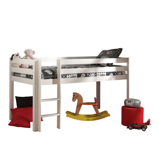 Lucevi pino halfhoogslaper h115cm met ladder 90 x 200 cm astro - Image 3