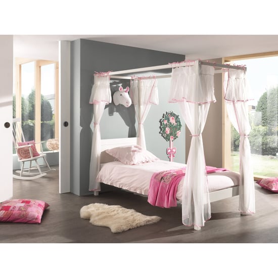 Lucevi pino hemelbed 90 x 200 cm amori textielset voor bed amhb9014 - Image 1