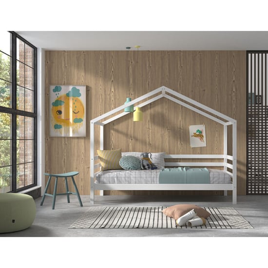 Lucevi pl huisbed 90x200 cm hout - 210x96x170cm - Image 1