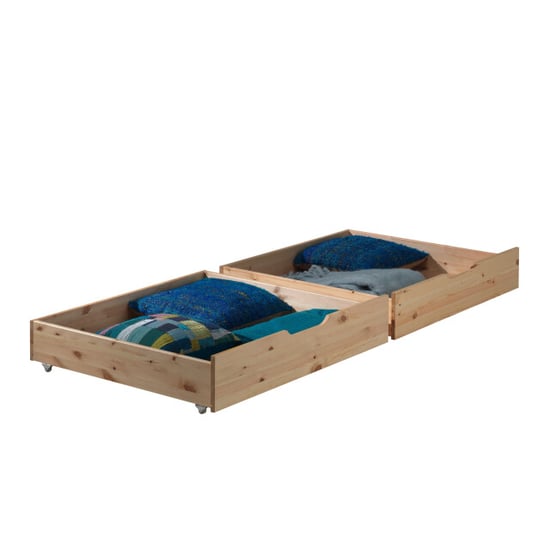 Lucevi pino stapelbed h180cm 90 x 200 cm natuur pino 2 lades natuur - Image 3