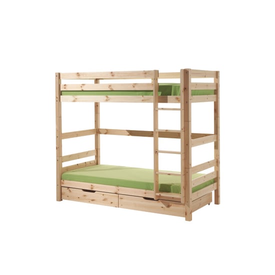 Lucevi pino stapelbed h180cm 90 x 200 cm natuur pino 2 lades natuur - Image 5