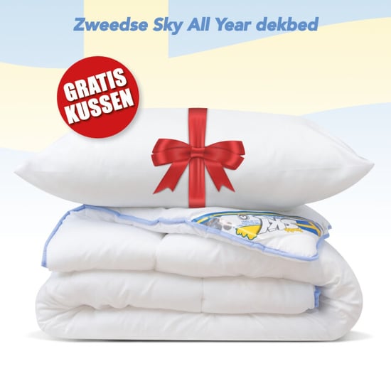 Swedish Sky All year dekbed + 1 hoofdkussen tweepersoons dekbed set 200x200 cm - Image 1