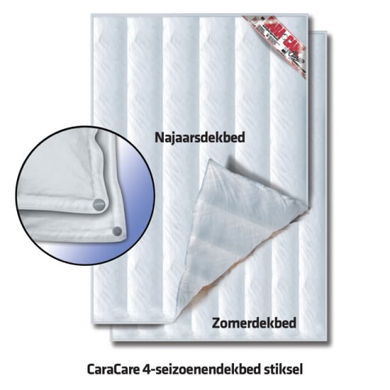 NachtrustOnline Cara care clarissa| luxe non-allergisch wasbaar 4-seizoenen dekbed | wasbaar tot - Image 6