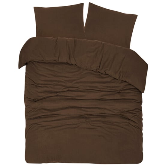 DoubleDry Dekbedovertrek flanel 100% zacht katoen eenpersoons 140x200/220 cm + - Image 1