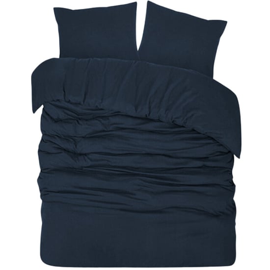 DoubleDry Dekbedovertrek flanel 100% zacht katoen eenpersoons 140x200/220 cm + - Image 1