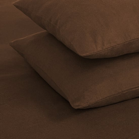 DoubleDry Dekbedovertrek flanel 100% zacht katoen eenpersoons 140x200/220 cm + - Image 3