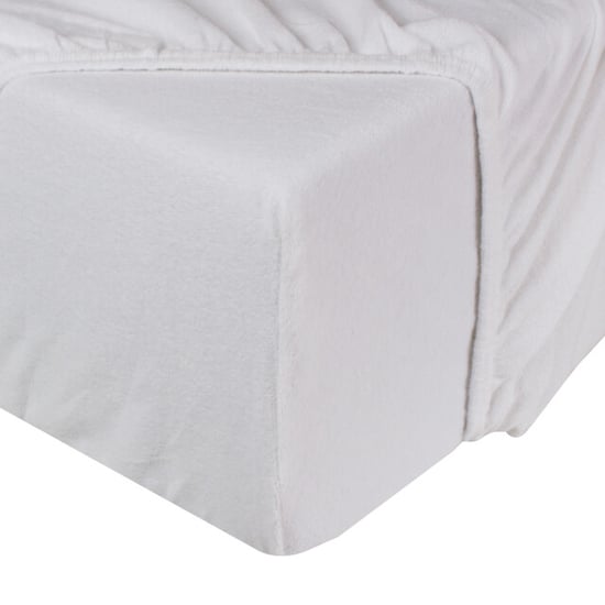DoubleDry Molton hoeslaken matrasbeschermer 140x200 cm badstof stretch - - Image 1