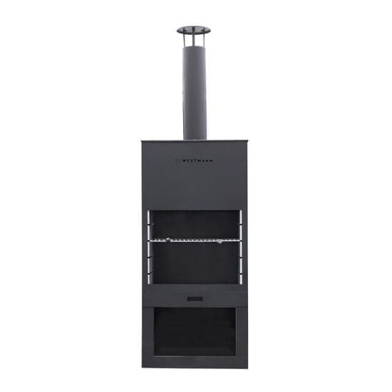 Westmann Barbecue en open haard staal vuurkorf 41x70x229cm wmlg610-b - Image 1