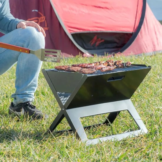WDMT Opvouwbare barbecue 44,5 x 30,5 x 35 cm compacte mini grill mat zwart - Image 4