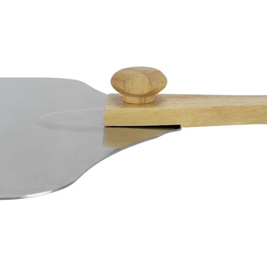 Krumble Pizzaschep vierkant met houten handvat 70 cm rvs - Image 3