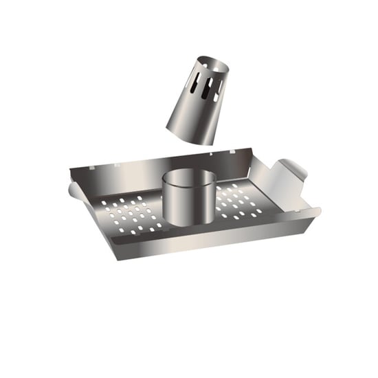 4cookz ® 3-in-1 rvs bbq groenterooster/kiprooster chicken on beercan - Image 5