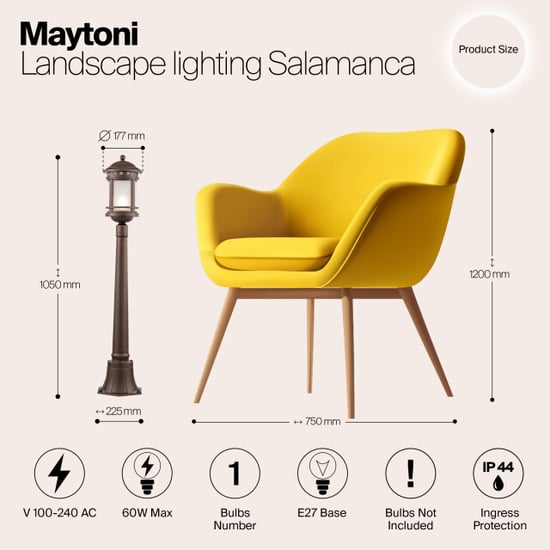 Maytoni Outdoor landschapsverlichting salamanca - Ø17,7 - Image 3