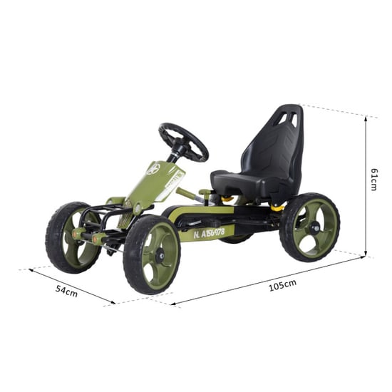 4goodz Skelter trapauto met handrem voor kinderen 341-025 - - Image 3