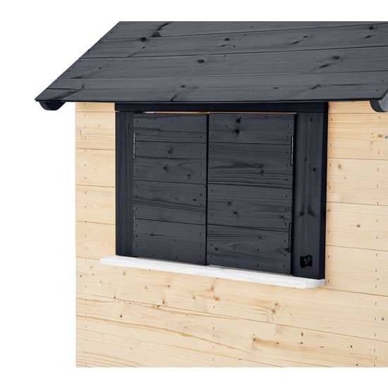 Zwerkules Lolli kinderspeelhuisje voor in de tuin van hout 98x121x140 cm - Image 2