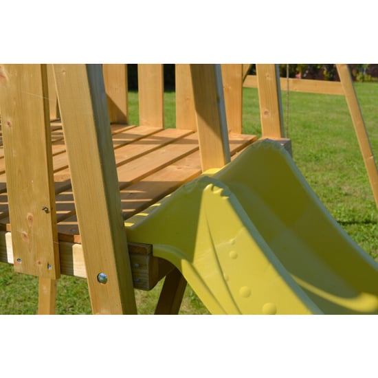 Wendi Toys Speelhuis bij met glijbaan wtj3 270x270x280 cm - Image 3