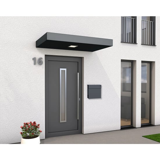 4gardenz ® wandbrievenbus brievenbus staal veilig slot met twee sleutels - - Image 3