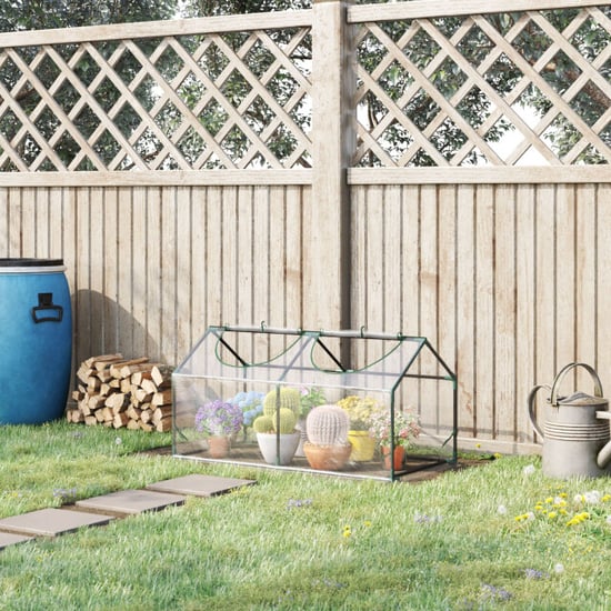 4goodz Outsunny foliekas met venster, pvc kweekkas 120x60x60 cm, - Image 3