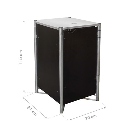 Hide ® containerombouw 1 afvalcontainer hd12401 kliko ombouw - Image 3