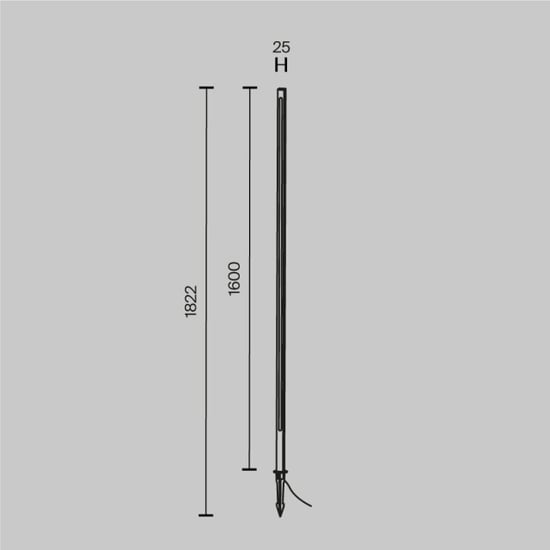 Maytoni Outdoor landschapsverlichting pole grafiet - Image 5
