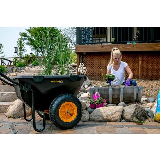 Polar Cub cart kruiwagen po8449 sterke polyethyleen kruiwagen 191l - Image 6