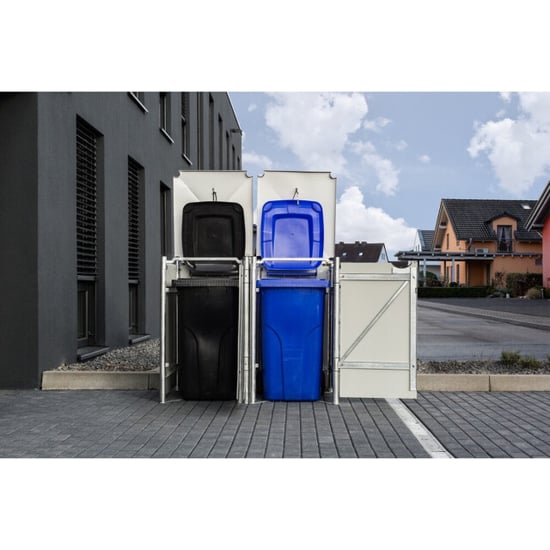 Hide ® containerombouw 2 afvalcontainers hd02401 kliko ombouw - Image 2