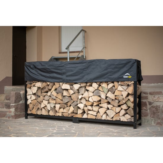 ShelterLogic ® houtopslagrek xl met hoes sl90381 brandhoutrek 36x239x119 cm - Image 3