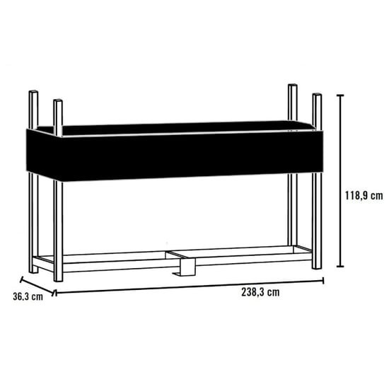ShelterLogic ® houtopslagrek xl met hoes sl90381 brandhoutrek 36x239x119 cm - Image 5