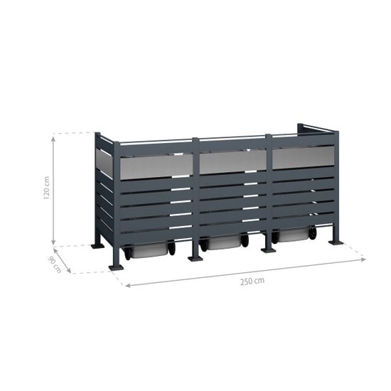 Westmann Containerombouw voor 3 containers wmjgbf03-4s-120-3 kliko ombouw - Image 3