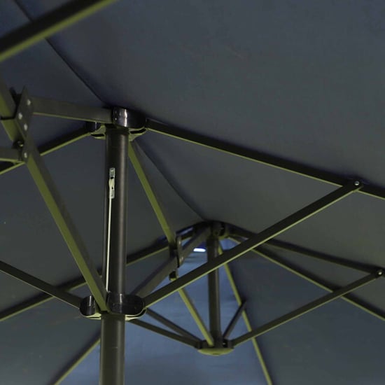 4goodz Outsunny duo-parasol 460x270 cm brede xl parasol donkerblauw - Image 4