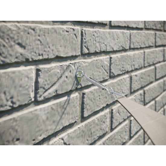 Hanse® Schaduwdoek driehoek gelijkbenig waterdoorlatend 5x7x7 m - Image 2