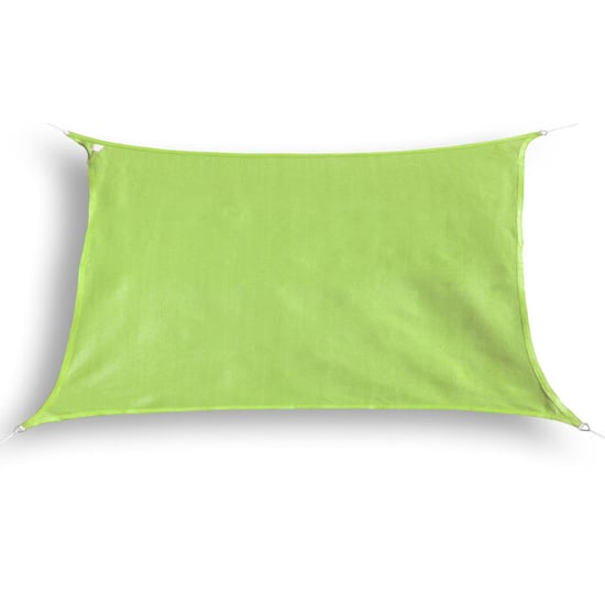 Hanse® Schaduwdoek rechthoek waterdoorlatend 2x4 m zonnedoek lime - Image 1